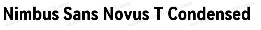 Nimbus Sans Novus T Condensed Bold字体转换